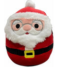 Squishmallow Nick Santa Claus plush toy, 5-inch official holiday plush by Kellytoy, soft and squishy Christmas gift.