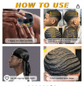 Natural pomade for men’s wavy hair