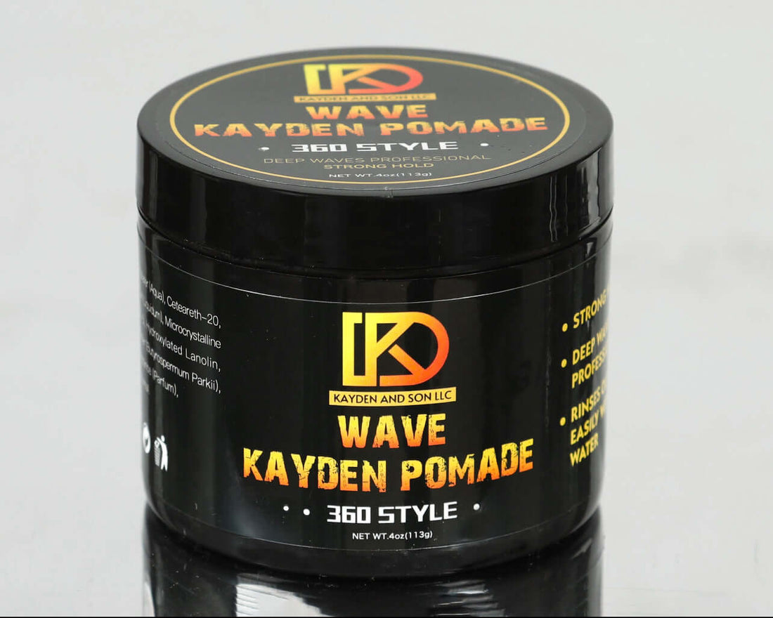 Natural wave pomade for men